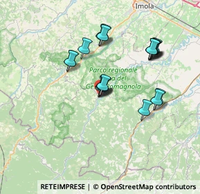 Mappa Piazza Alfredo Oriani, 48032 Casola Valsenio RA, Italia (6.73105)