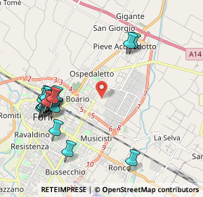 Mappa , 47122 Forlì FC, Italia (2.3265)