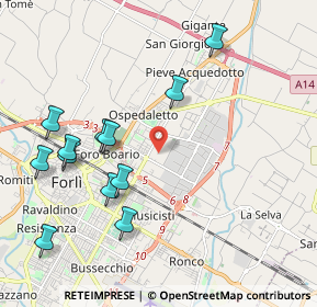 Mappa , 47122 Forlì FC, Italia (2.27333)