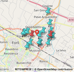 Mappa , 47122 Forlì FC, Italia (1.32941)