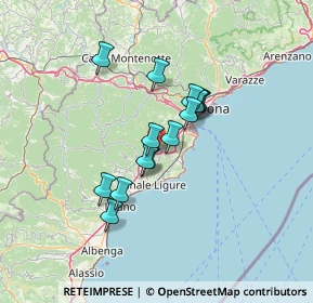 Mappa Via San Filippo, 17028 Vezzi Portio SV, Italia (10.19)