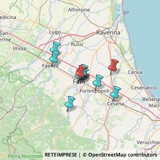Mappa Via Argonne, 47122 Forlì FC, Italia (8.04727)