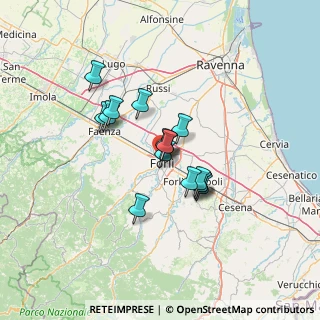 Mappa Via D. Casamorata, 47122 Forlì FC, Italia (9.61625)