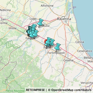 Mappa Via D. Casamorata, 47122 Forlì FC, Italia (12.574)