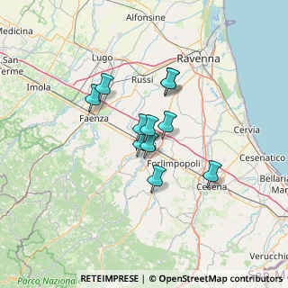 Mappa Via D. Casamorata, 47122 Forlì FC, Italia (9.13727)
