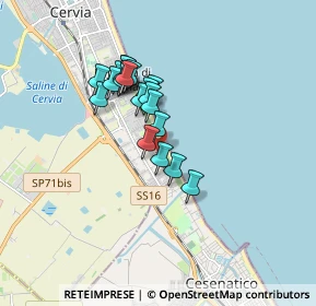 Mappa Via Friuli, 48015 Cervia RA, Italia (1.337)