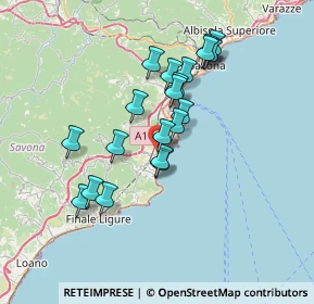 Mappa Via Genova, 17028 Spotorno SV, Italia (6.2035)