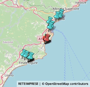 Mappa Via Genova, 17028 Spotorno SV, Italia (6.291)