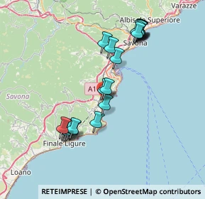 Mappa Via Genova, 17028 Spotorno SV, Italia (7.482)