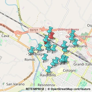 Mappa Via Domenico, 47122 Forlì FC, Italia (0.83)