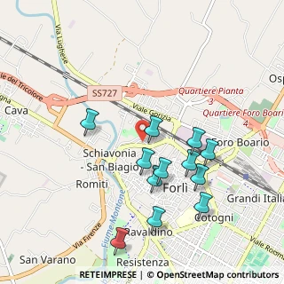 Mappa Via Domenico, 47122 Forlì FC, Italia (0.96667)