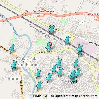 Mappa Via Domenico, 47122 Forlì FC, Italia (0.6685)