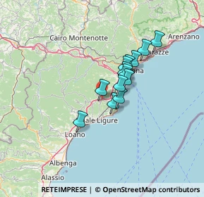 Mappa SP 8, 17028 Vezzi Portio SV, Italia (9.27538)