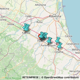 Mappa Via Enrico Forlanini, 47122 Forlì FC, Italia (8.4825)