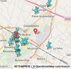 Mappa , 47122 Forlì FC, Italia (2.57429)