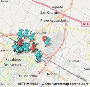 Mappa , 47122 Forlì FC, Italia (2.063)
