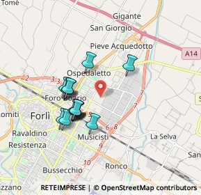 Mappa , 47122 Forlì FC, Italia (1.49667)