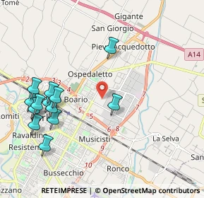 Mappa , 47122 Forlì FC, Italia (2.36385)