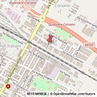 Mappa Via Niccolò Copernico, 12, 47122 Forlì, Forlì-Cesena (Emilia Romagna)