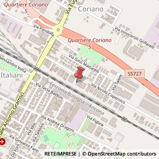 Mappa Via Niccolò Copernico, 18, 47122 Cesena, Forlì-Cesena (Emilia Romagna)
