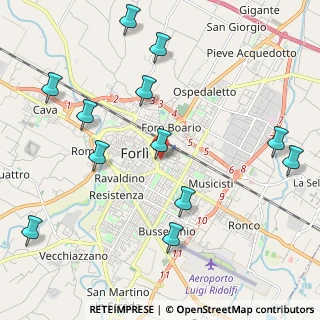 Mappa Viale Luigi Ridolfi, 47122 Forlì FC, Italia (2.55417)