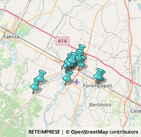 Mappa Viale Luigi Ridolfi, 47122 Forlì FC, Italia (3.80833)