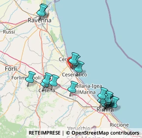 Mappa Viale Sicilia, 48015 Cervia RA, Italia (17.98737)