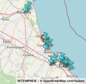 Mappa Viale Sicilia, 48015 Cervia RA, Italia (17.40667)