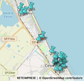 Mappa Viale Londra, 47042 Cesenatico FC, Italia (2.598)