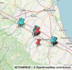 Mappa Via Galileo Galilei, 47122 Forlì FC, Italia (8.798)