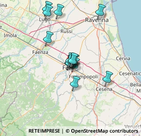 Mappa Via Galileo Galilei, 47122 Forlì FC, Italia (10.64429)
