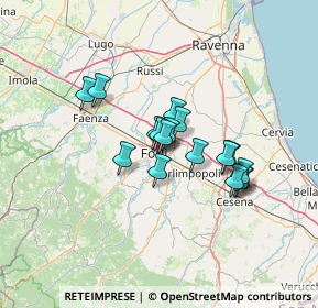 Mappa Via Galileo Galilei, 47122 Forlì FC, Italia (9.69882)
