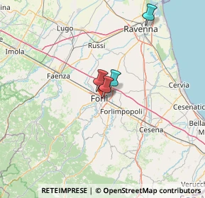 Mappa Via Galileo Galilei, 47122 Forlì FC, Italia (40.42462)
