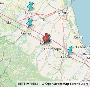 Mappa Via Galileo Galilei, 47122 Forlì FC, Italia (30.99)