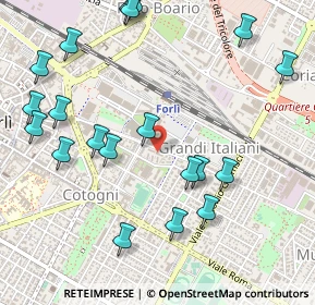 Mappa Via Galileo Galilei, 47122 Forlì FC, Italia (0.6285)