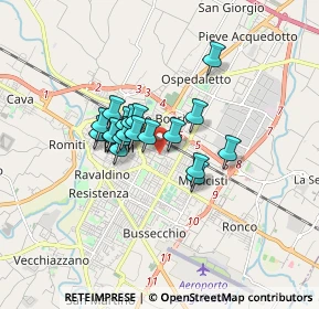 Mappa Via Galileo Galilei, 47122 Forlì FC, Italia (1.13842)