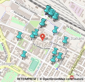 Mappa Via Galileo Galilei, 47122 Forlì FC, Italia (0.248)