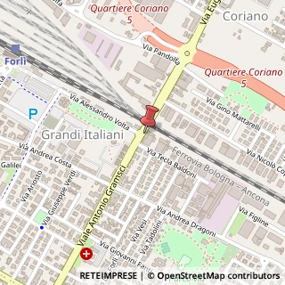 Mappa Viale Antonio Gramsci, 152, 47122 Forlì, Forlì-Cesena (Emilia Romagna)