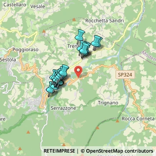 Mappa Via Porrettana, 41021 Fanano MO, Italia (1.38462)
