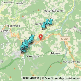 Mappa Via Porrettana, 41021 Fanano MO, Italia (1.8795)