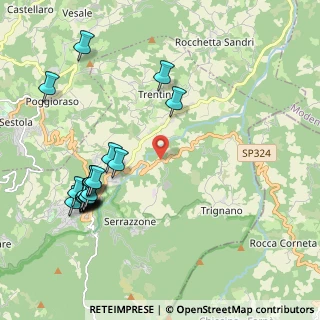 Mappa Via Porrettana, 41021 Fanano MO, Italia (2.419)