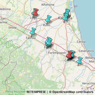 Mappa Via Merenda, 47121 Forlì FC, Italia (17.43111)