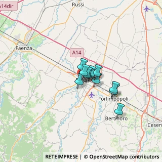 Mappa Via Merenda, 47121 Forlì FC, Italia (3.60909)