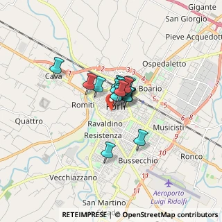 Mappa Via Merenda, 47121 Forlì FC, Italia (0.85294)