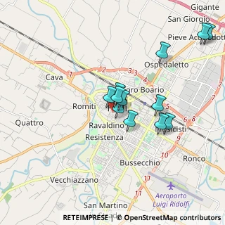 Mappa Via Merenda, 47121 Forlì FC, Italia (1.61833)