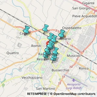 Mappa Via Merenda, 47121 Forlì FC, Italia (1.05235)