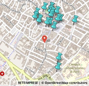 Mappa Corso Armando Diaz, 47121 Forlì FC, Italia (0.28)