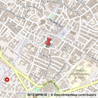 Mappa Via merenda 23, 47100 Forlì, Forlì-Cesena (Emilia Romagna)