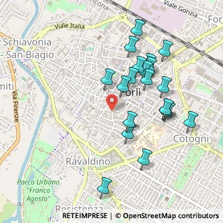 Mappa Corso Armando Diaz, 47121 Forlì FC, Italia (0.484)