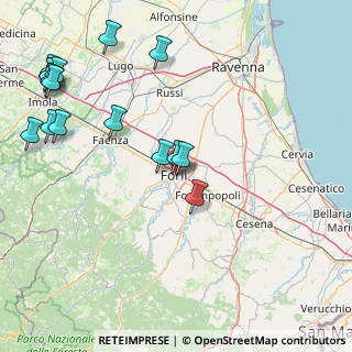 Mappa Via Alfredo Oriani, 47122 Forlì FC, Italia (21.36938)